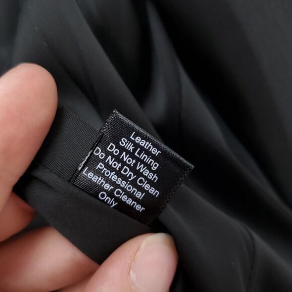 SUSAN BENDER Calf Hair Leather And Silk Python Snakeskin Print Crop Moto Jacket - Picture 15 of 16